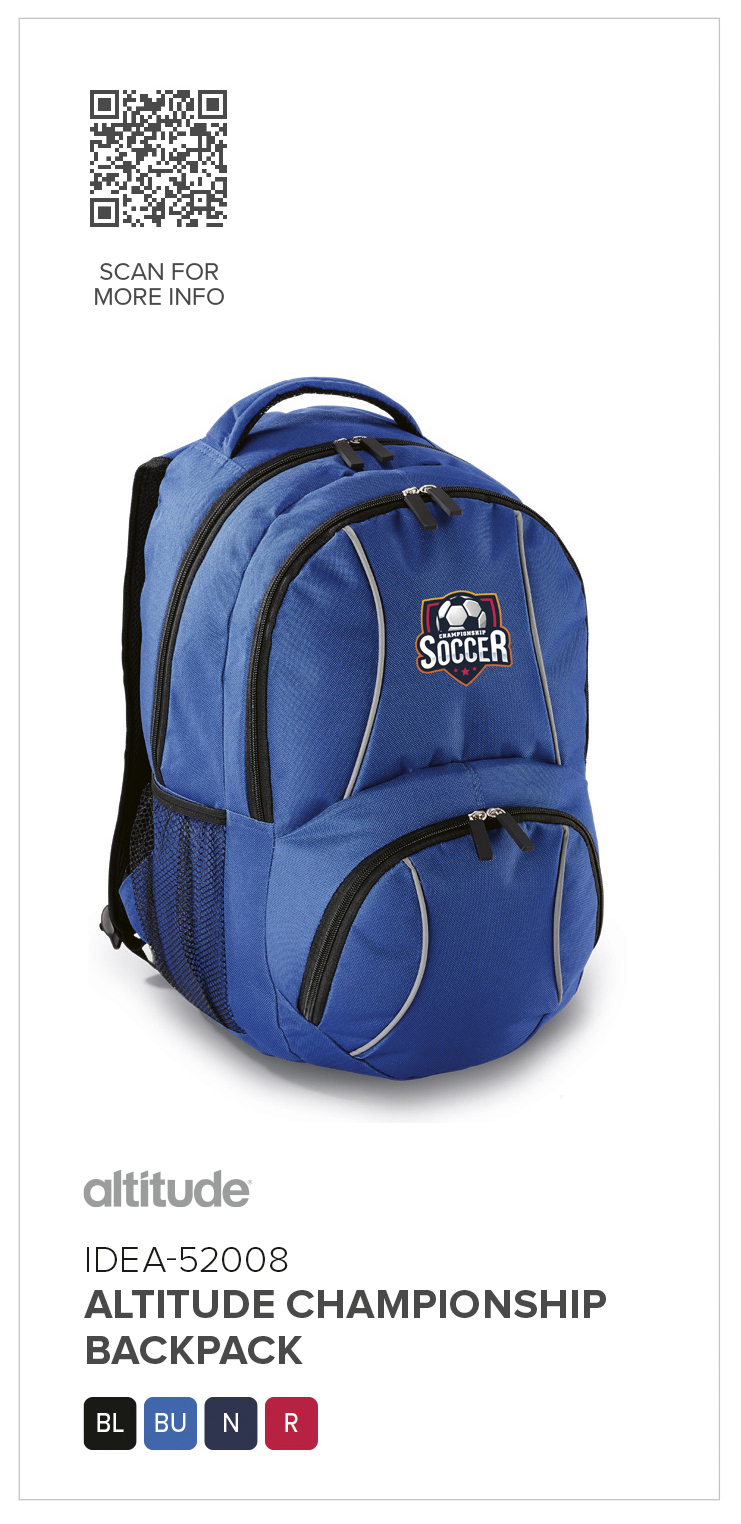 IDEA-52008 - Altitude Championship Backpack - Catalogue Image